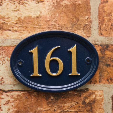 south west style house numbers